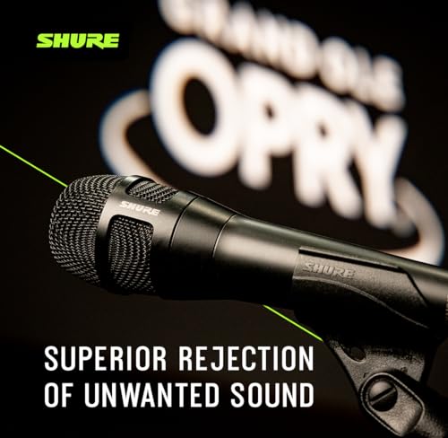 Image of Shure Nexadyne 8 /C Cardioid Dynamic Vocal Microphone with Revonic Dual-Engine Technology - XLR Wired Mic for Live Vocals, Studio Recording & Stage Performance, Black