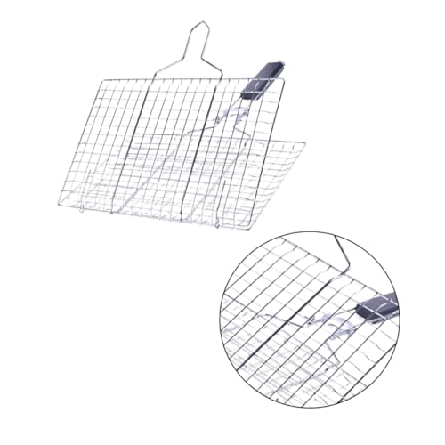 VALICLUD 1Pieza Rejilla Inoxidable Desmontable para Barbacoa Mat de Grill de Parrilla para Cocinar para Picnics y Barbacoas