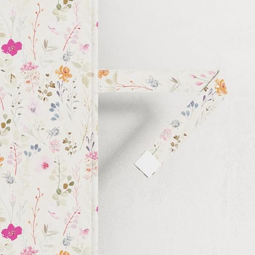 Image of Wakefit Printed Blackout Long Door Curtains 9 Feet | Set of 1 | Upto 99% Room Darkening | Double Layered Fabric | Thermal Insulated & Noise Reducing Curtains for Living Room| Splash Beige