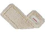 Praktischer Lieferumfang – Leifheit Wischbezug Profi Eco, 60 % Polyester und 40 % Baumwolle, Maße: 50 x 19 cm passend auf allen Leifheit Profi XL Bodenwischern, Artikelnummer: 55272