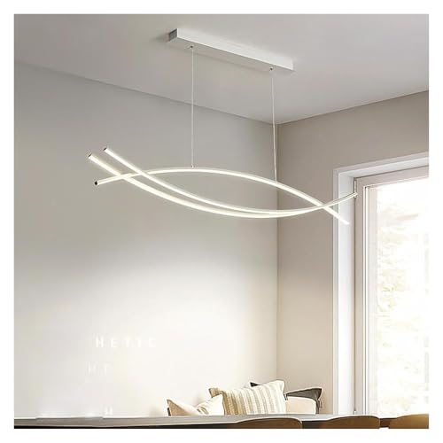 Plafonnier salon dimmable avec lampe télécommandée pour table repas