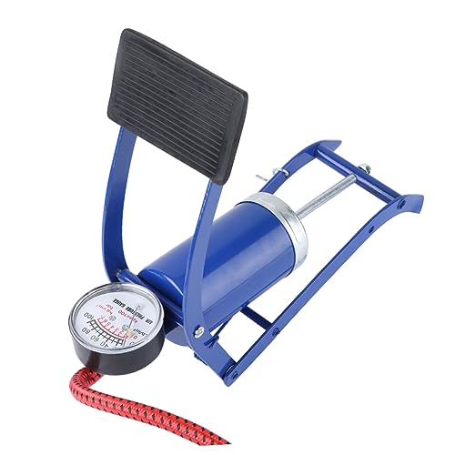 1Pc Portable High Pressure Foot Pump for Tires Compact Bike Inflator with Pressure Gauge for Cars Bicycles Motorcycles and Inflatable Items Lightweight and Easy to Use