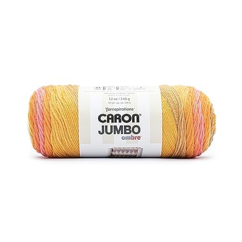 Caron Jumbo Ombre Yarn, Sunset 2 Pack