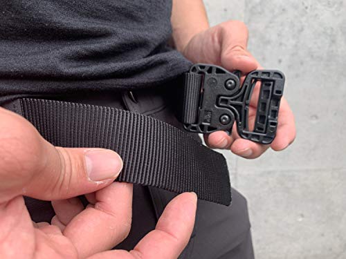 Klik Belts Tactical Belt With TSA Approved Nylon Cobra® Buckle - Never Have To Remove Your Belt At Security Again - Unisex - Thumbnail 3