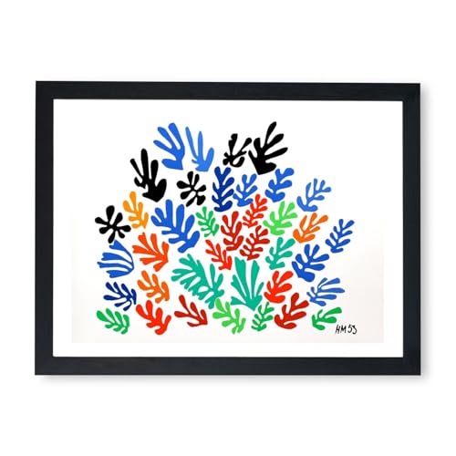 Matisse impression encadrée feuilles M pour salon scandinave élégant