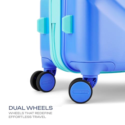 Image of Safari Select Haze 8 Wheels Set of 3 Trolley Bags Hard Case Polycarbonate Luggage, TSA Lock, Anti Theft Securi Zipper, Organized Interior, Suitcase for Travel, Trolley Bags for Travel, Splash