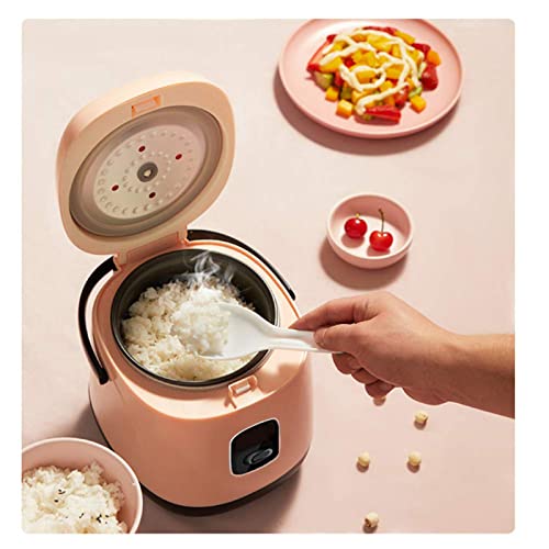 Portable Mini Rice Cooker 1.2L Electric with Steam Basket, Nonstick Coating, Fast Cooking in 15 Minutes, Keep Warm Feature for 24 People Brown