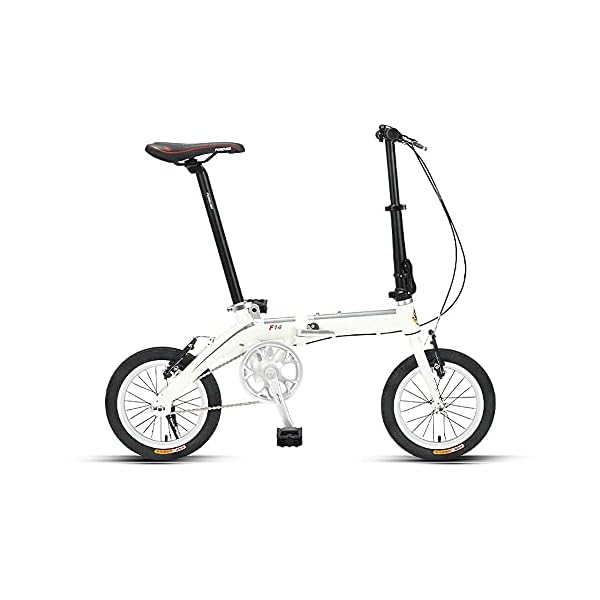 €520.99 Bicicletta Pieghevole da 14 Pollici, Alto tenore di Carbonio  Acciaio Pieno Sospensione Frame con Doppio Disco velocità Freni, Bici  Pieghevole Adatta a Partire da 130 cm a 188 cm - bikewebshop.it