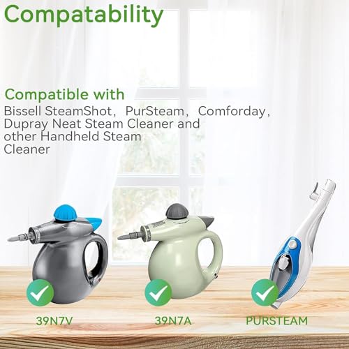 12 Pack Universal Microfiber Cloths for Handheld Steam Cleaner: Compatible with Bissell Steam Shot, Steamer, Comforday, PurSteam, Dupray Neat Steam Cleaner, Washable Steam Mop Pads Cover