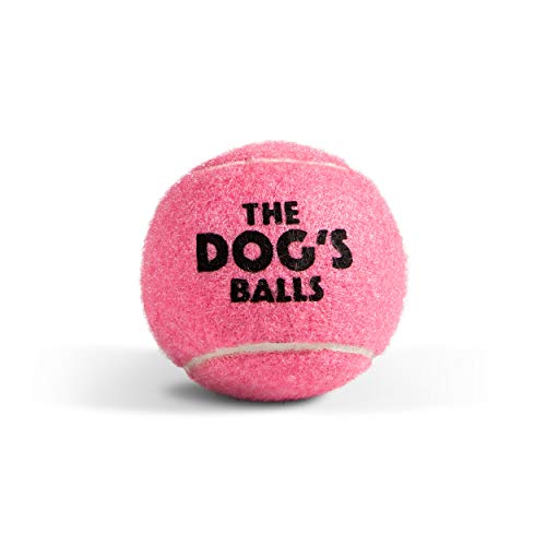 The Dog's Balls, Dog Tennis Balls, 12-Pack Pink Dog Toy, Strong Dog & Puppy Ball For Training, Play, Exercise & Fetch #TOP7