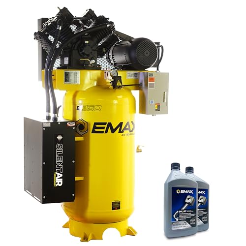 EMAX E350 10HP 80 Gal 2-Stage Silent Air Compressor