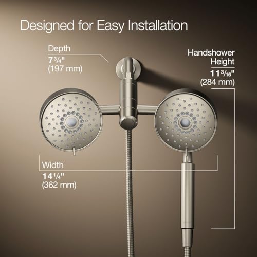 Kit de regadera multifunción 2 en 1 Kohler Purist 23219-BN miniatura 3
