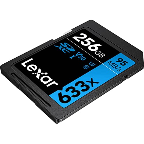 Lexar Cartão profissional 633x 256GB SDXC UHS-I (LSD256CBNL633), preto
