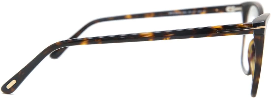Eyeglasses Tom Ford FT 5762 -B 052 Shiny Classic Dark Havana,"t" Logo/Blue Bl