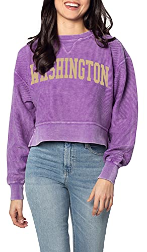 Image of chicka-d NCAA womens Corded Boxy Pullover