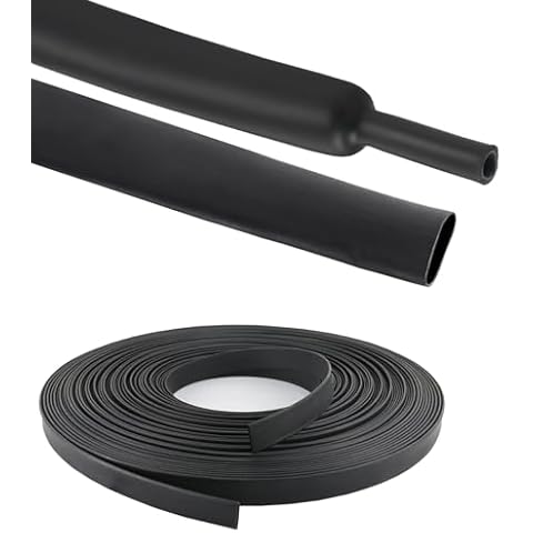 FOURUB 4:1 Adhesive Lined Heat Shrink Tubing Roll Protection Wiring Sheath Harnesses Waterproof Glue Insulated Dual Wall (3/4"-22ft) Cover