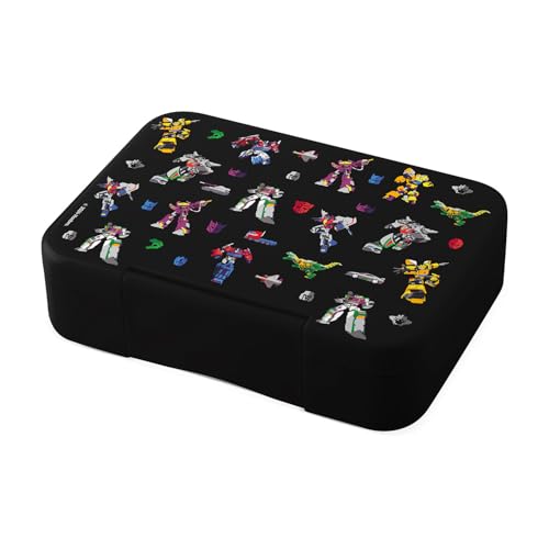 Image of Simple Modern Transformers Bento Lunch Box for Kids | BPA Free, Leakproof, Dishwasher Safe | Meal Container for Girls and Boys, Toddler | Porter Collection | 5 Compartments | Transformers Block Nation