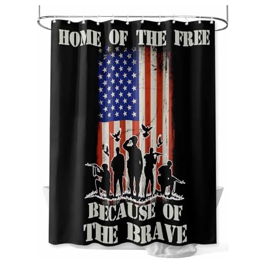 Red Independence Day Flag Shower Curtain, Retro Stripe Star Waterproof Washable Fabric Bathroom Shower Curtains Set for Bathroom Decor,36 X 72 Inch Long, Black Blue Pigeon