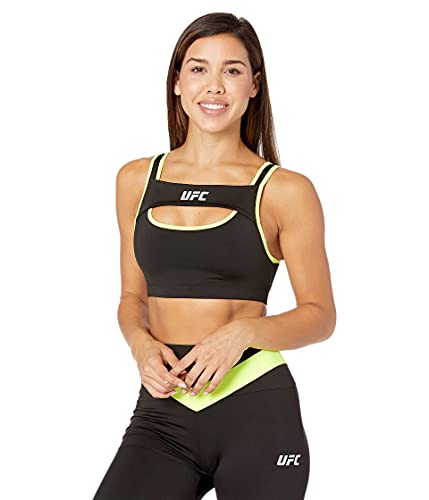 UFC Soutien-gorge de sport à couches, noir/jaune, Taille XL Cover