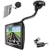ChargerCity OEM Gooseneck Windshield Suction Cup Mount for TOMTOM VIA 1400 1405 1435 1500 1505 1535 1600 1605 1635 GPS Navigator w/Free Charger City Micro SD Memory Card Reader Writer Item include Manufacture Direct Replacement Warranty