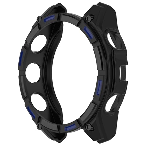 [CYBERGARAGE] For GARMIN fenix 8 Solar NAP[X Jo[ \tg TPU veN^[Jo[ یP[X/Jo[ \tgP[X For K[~ tFjbNX8 fAp[ 47mm(ubNu[)