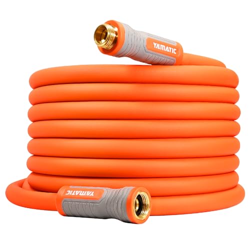 YAMATIC-Garden-Hose-58-in-x-30-ft-Ergonomic-Swivel-Fittings-Burst-600-PSIHeavy-Duty-Flexible-and-Lightweight-Water-Hose