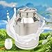 Stainless Steel Milk Can, Heavy Duty Milk Jug Milk Bucket Wine Pail with Handle, Silicone Seal Barrels Transport Can Oil Barrel Tea Canister with Lid for Milk Wine Coffee, 50L/11Gallon