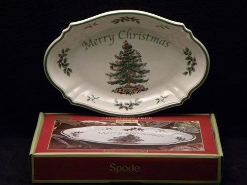 Spode Christmas Tree Merry Christmas Tree Tray