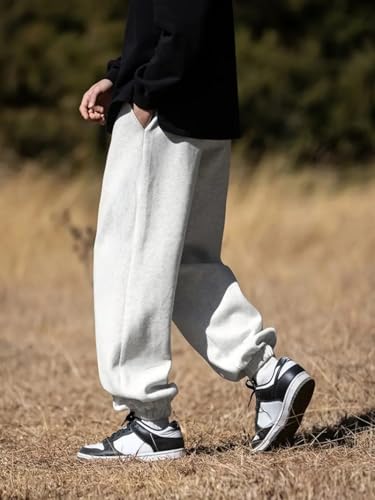 Image of dockstreet Men's Alley Cool Backdoor Series Men's Casual Sweatpants Baggy Jogger Pants ||Drawstring Joggers || 100% Pure Cotton || Breathable Airy for All Seasons