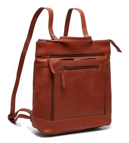 Sac à dos ordinateur Caldero Chesterfield en cuir brun l'allié de vos aventures