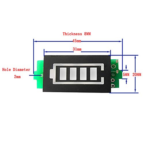 Gaoominy 1S Serie Lithium Batterij Capaciteit Indicator Module Blauw Display 4.2 V Batterij Power Tester Li-Po Li-Ion - Afbeelding 3