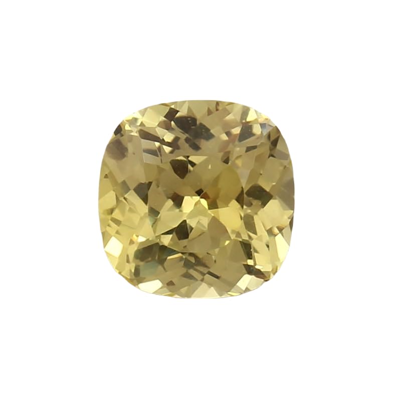 Saphir jaune facetté GH_NAT_11821, gemme de prestige pour bague