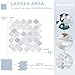 STICKGOO Arabesque Peel and Stick Backsplash, 12'X12' Self Adhesive Wall Tile (Thicker Design, Light Tones)