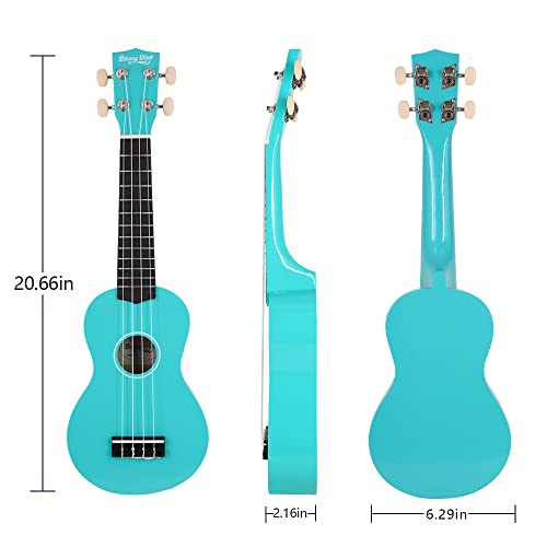Strong Wind Ukulélé soprano – Instrument de musique à cordes pour débutants et adultes, ukulélé en bois de tilleul de 53… - Les Beatles, Paul McCartney, John Lennon, RIngo Starr, George Harrison Strong Wind Ukulélé soprano – Instrument de musique à cordes pour débutants et adultes, ukulélé en bois de tilleul de 53… – Image 5