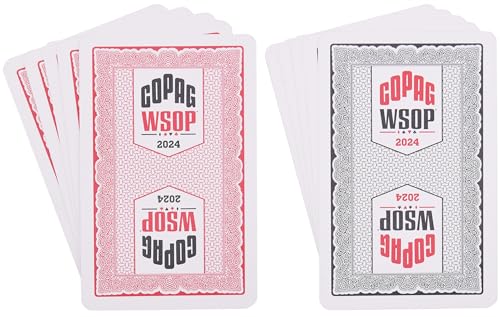 Cartas de poker 100% plástico Copag WSOP 2024 doble deck miniatura 2