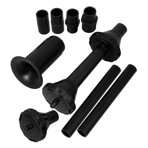 Wakauto 9 Pack Pond Fountain Head Nozzles Submersible Pump Pool Sprayer Spray Heads Mushroom Shape Water Features for Garden Pond