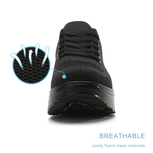 RUIDENG Platform Sneakers for Women Air Cushion | Walking Shoes Women Comfortable All Day | Thick Rocker Bottom4