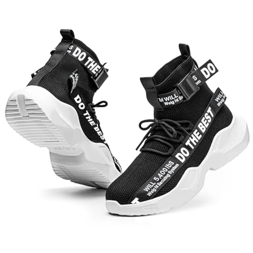 Furuian Arbeitsschuhe Herren Sportlich Sicherheitsschuhe Herren Damen Leicht Arbeitsstiefel Atmungsaktiv Sicherheitsstiefel