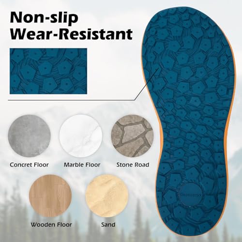 Image of Mens Wide Toe Box Walking Shoes Running Athletic Sneakers-Breathable Lightweight Non-Slip