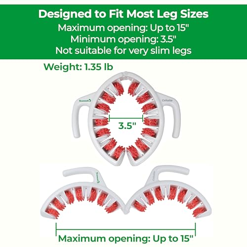 Cellulite Massager Derma Roller For Hair And Beard Regrowth 540 Micro 0.5mm Titanium Alloy Needles Reduces Hair Fall & Stimulates Hair Follicles, Safe and Effective Easy to use