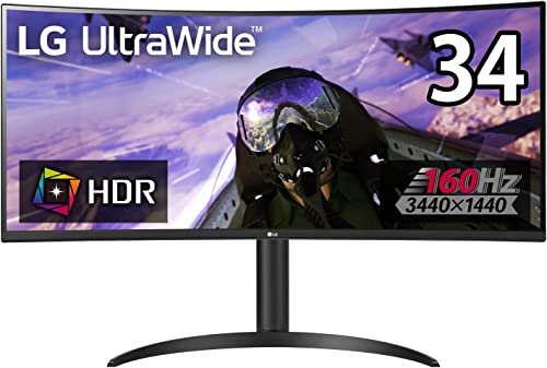 LG ULTRAGEAR 34WP65C-B ̹  34ġ 21:9  Ʈ ̵(3440 X 1440) VA 160HZ 1MS MBR HDR FREESYNC ̾ HDMI X 2 ÷ X 1 Ŀ   3 Ƚ