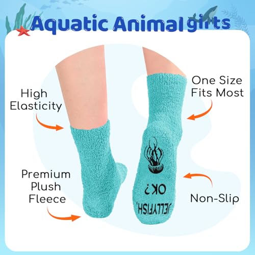 Image of HAPPYPOP Animal Socks for Women - Turtle Jellyfish Gifts Pigs Socks Horses Octopus Gift