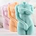GLITZXFH 3D Body Candle Molds Female Human Body Silicone Candle Mold for Candles Making Resin Casting Aromatherapy Candles Wax Polymer Clay Home Decoration