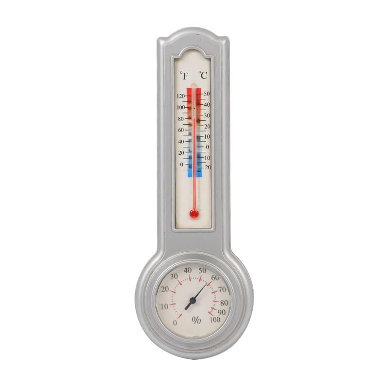 Dial Pointer Hygrometer Wall Mounted Indoor Thermometer Temperature Gauge