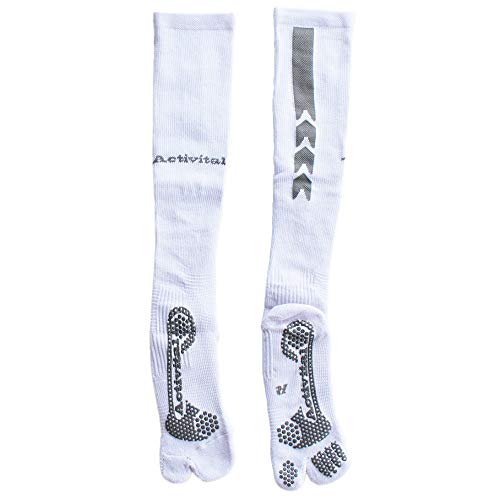 [Activital] アクティバイタル フットサポーター ハイブリッド L-LL 26.0-29.0cm ホワイト 1足