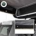 Overland Vehicle Systems HD Nomadic 270 LTE Passengers Side Awning Wall 1 and 2 | Dark Gray | Awning Sold Separately | 18349909