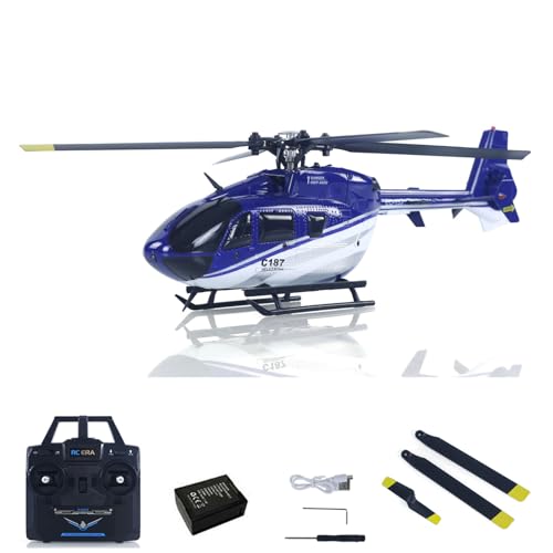 Hélicoptère télécommandé C187 EC135 modèle avion RC avec gyroscope stabilisation altitude