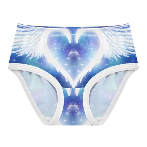 White Angel Wings Heart Panties Little Girl Girls Underwear Toddler Cotton Designer Undies Kids Briefs 2t