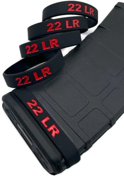 Miniatura 6 de 22LR 22 Long Rifle Magazine Mag ID Band Think and Durable (paquete de 5)