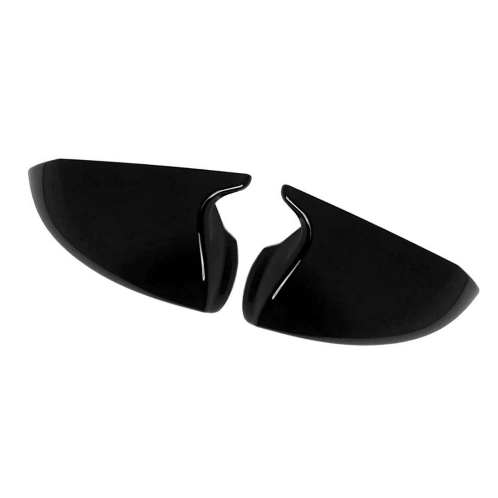 CUNZJIA Pair of Waterproof ABS Vehicle Carbon Fiber Pattern Left and Right Side Rearview Mirroring Housing Covers Guard Trim